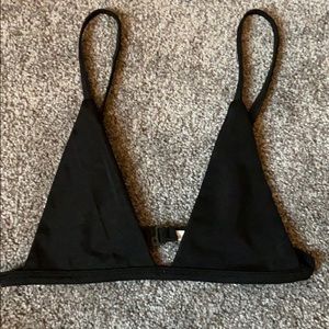 Black Triangle Bikini Top